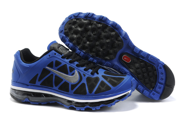 Men Air Max 2011 Blue Black Shoes