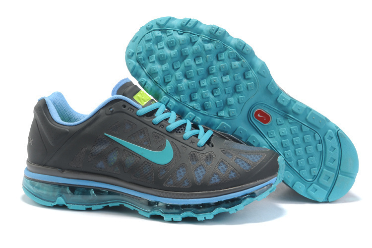 Men Air Max 2011 Grey Blue Shoes