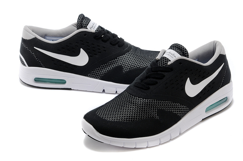 Men Nike Air Eric Koston 2 Max Low Dark Black White Shoes