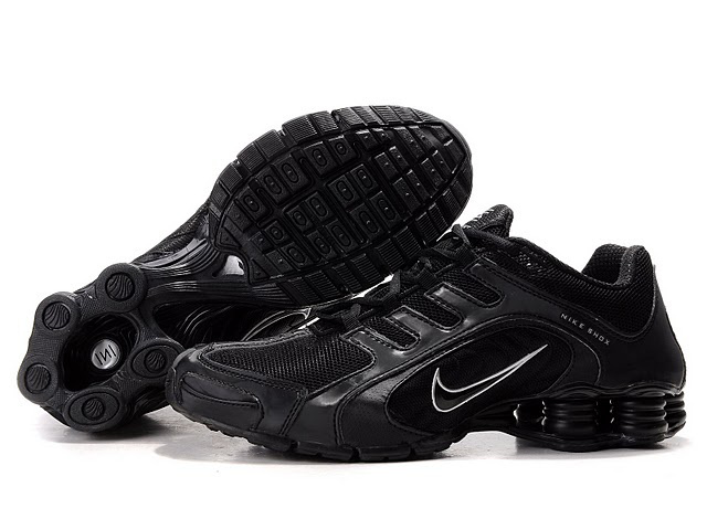 Men Nike Shox R5 Dark Black