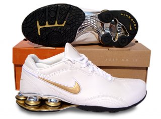 Mens Nike Shox R5 Galvanoplastics Golden White