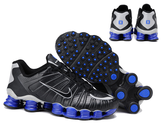 Mens Nike Shox TL3 Black Blue Sport Shoes