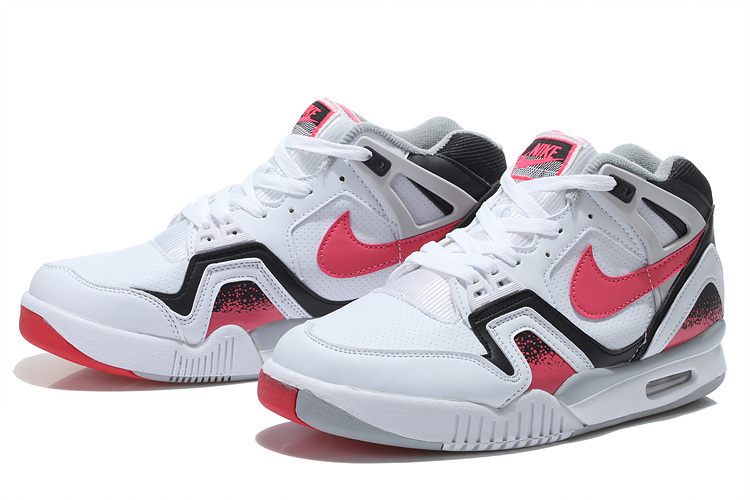 NIKE Airtech Chaiienge II White Black Red Shoes - Click Image to Close