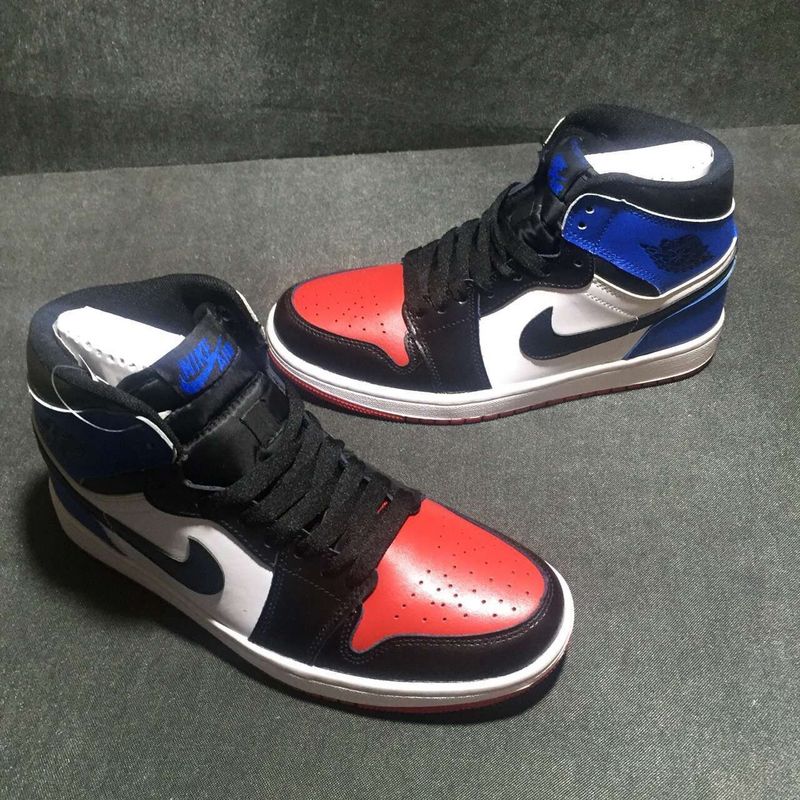 nike 1s blue and red