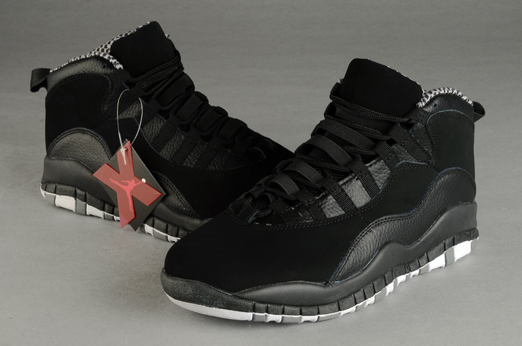 New Air Jordan 10 Retro All Black Shoes