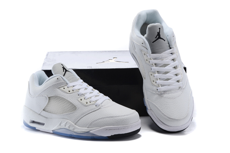 2016 Nike Air Jordan 5 Low Metalic Silver Shoes - Click Image to Close