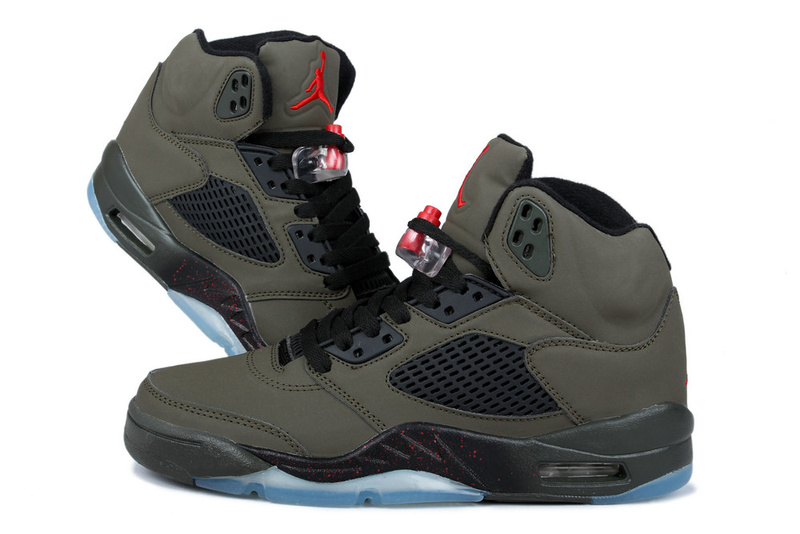 New Nike Air Jordan 5 Retro Fear Pack Shoes