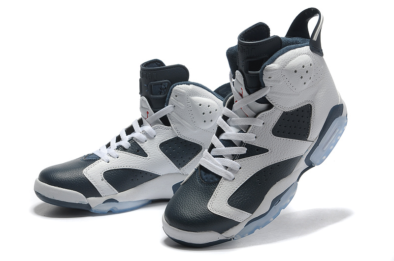 New Air Jordan Retro 6 Grey Black Shoes