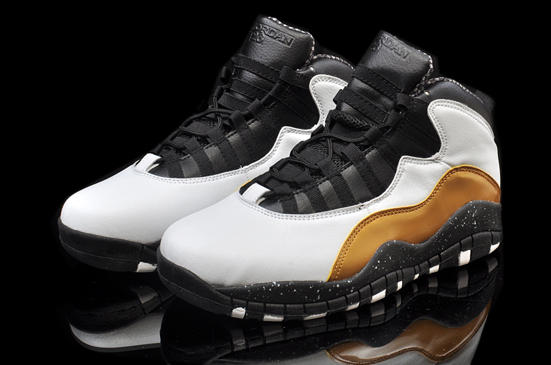 New Air Jordan 10 Retro Grey Black Brown Shoes - Click Image to Close