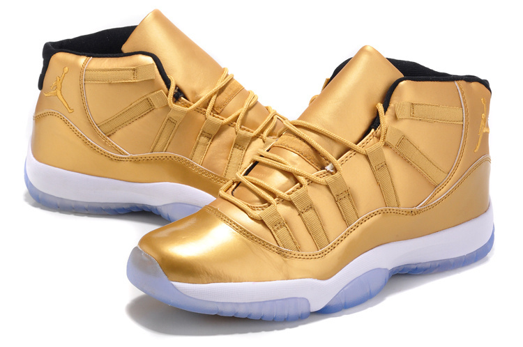 2015 Nike Air Jordan 11 Retro Gold Shoes