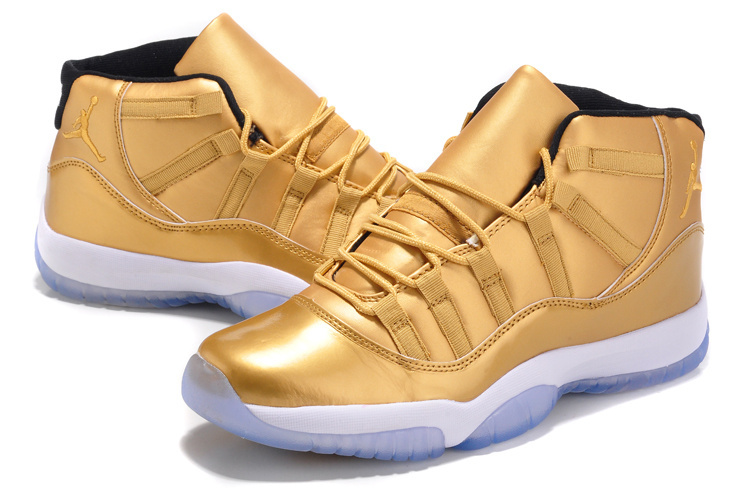 2015 Nike Air Jordan 11 Retro Gold Shoes - Click Image to Close