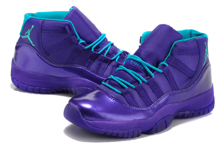 Nike Jordan 11 Retro Purple Shoes - Click Image to Close