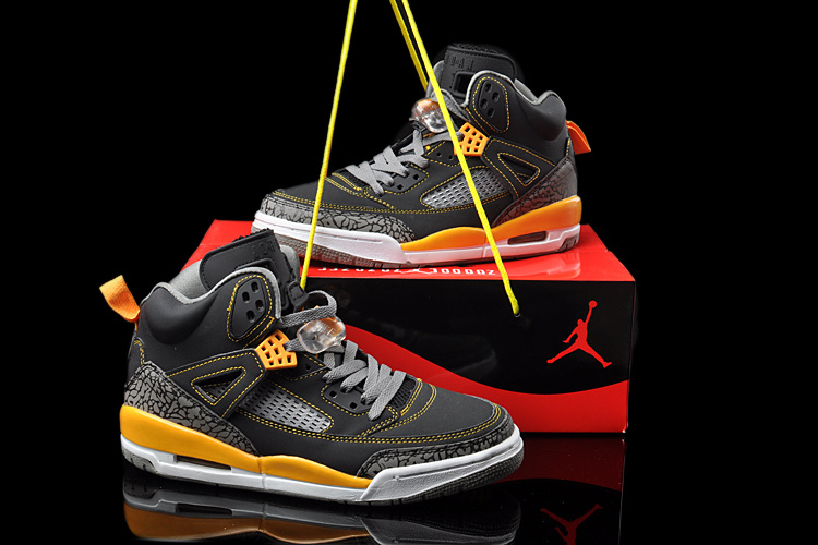 Nike Jordan 3.5 Black Grey Yellow Red Shoes - Click Image to Close