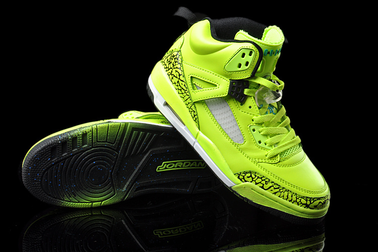 Nike Jordan 3.5 Green Black Shoes - Click Image to Close