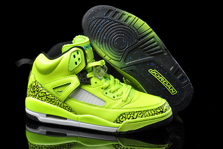 Nike Jordan 3.5 Green Black Shoes - Click Image to Close