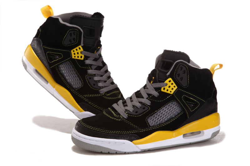Nike Jordan 3.5 Suede Black White Yellow Shoes
