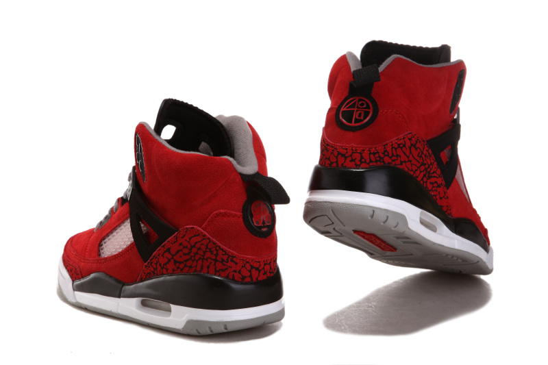 Nike Jordan 3.5 Suede Red Black White Shoes - Click Image to Close