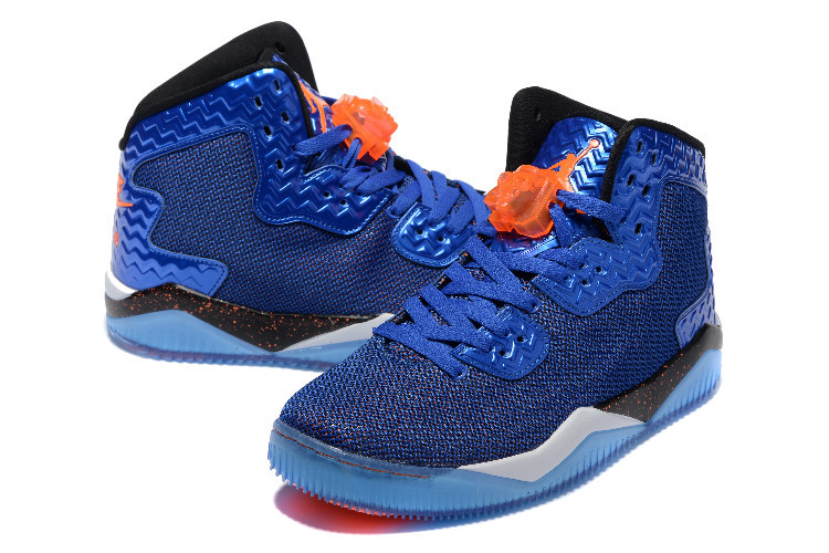 2016 Nike Jordan Spizike 2 Blue Orange Shoes - Click Image to Close