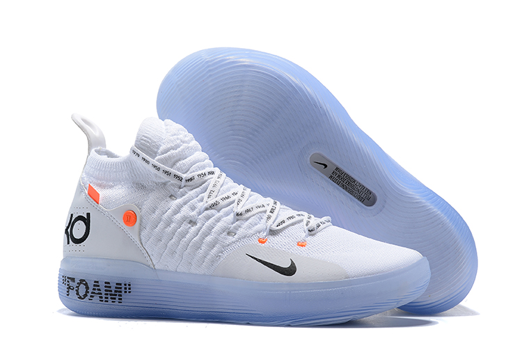 New KD Durant 11 White Joint Name Shoes