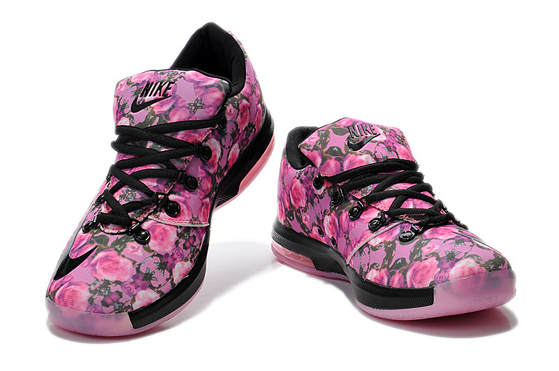 New Kevin Durant 6 Black Rose Shoes - Click Image to Close