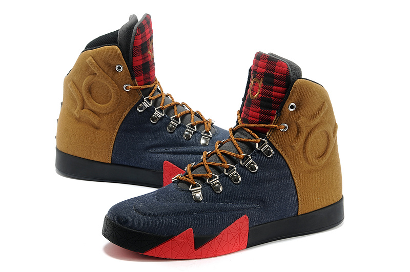 Nike Kevin Durant 6 NSW Lifestyle Black Brown Red Shoes