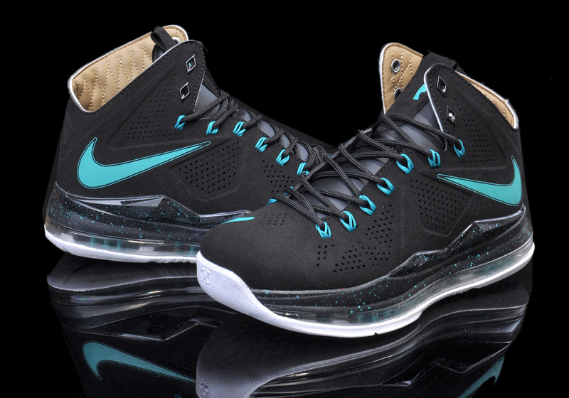 Nike Lebron 10 Shoes Hardback Engrave Black Blue