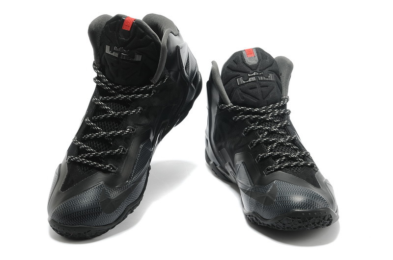 Discount Nike Lebron James 11 Shoes All Black - Click Image to Close