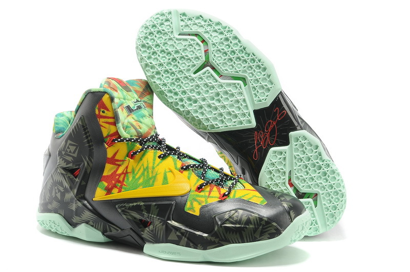 Lebron James 11 Black Yellow Shoes - Click Image to Close