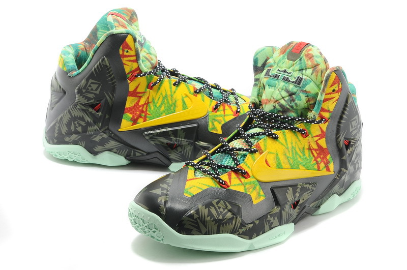 Lebron James 11 Black Yellow Shoes - Click Image to Close