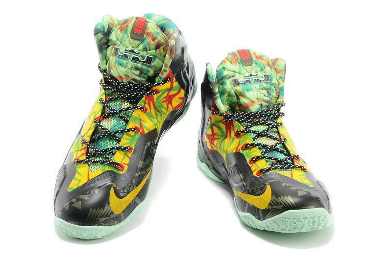 Lebron James 11 Black Yellow Shoes - Click Image to Close