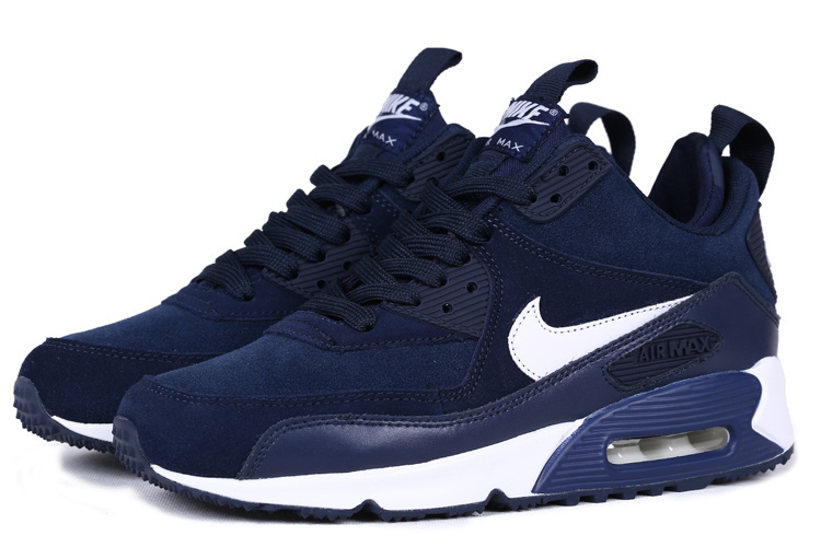 Nike Air Max 90 High Deep Blue White