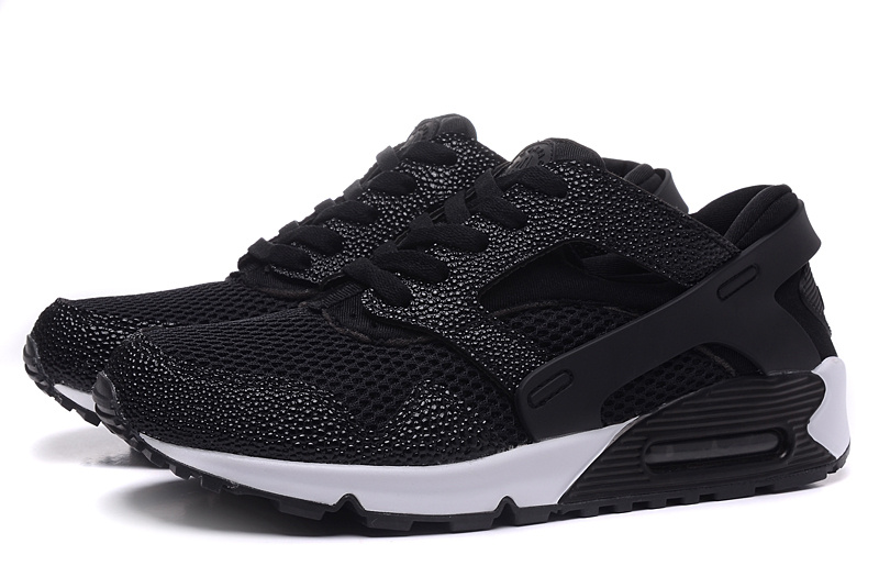 2016 Newest Nike Air Max 90 Huarache Black - Click Image to Close