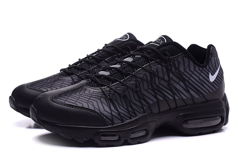 2016 Nike Air Max 95 20th All Black - Click Image to Close