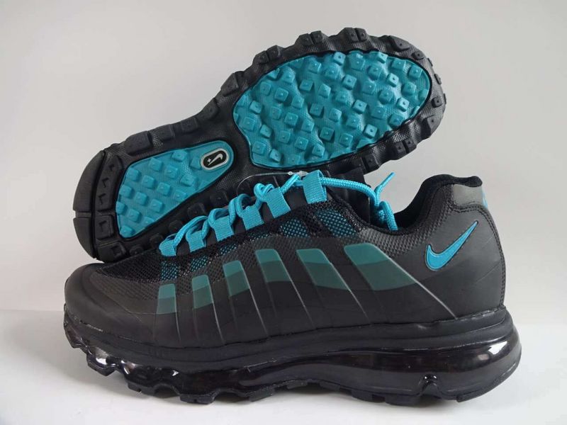 2016 Nike Air Max 95 Black Blue Shoes - Click Image to Close