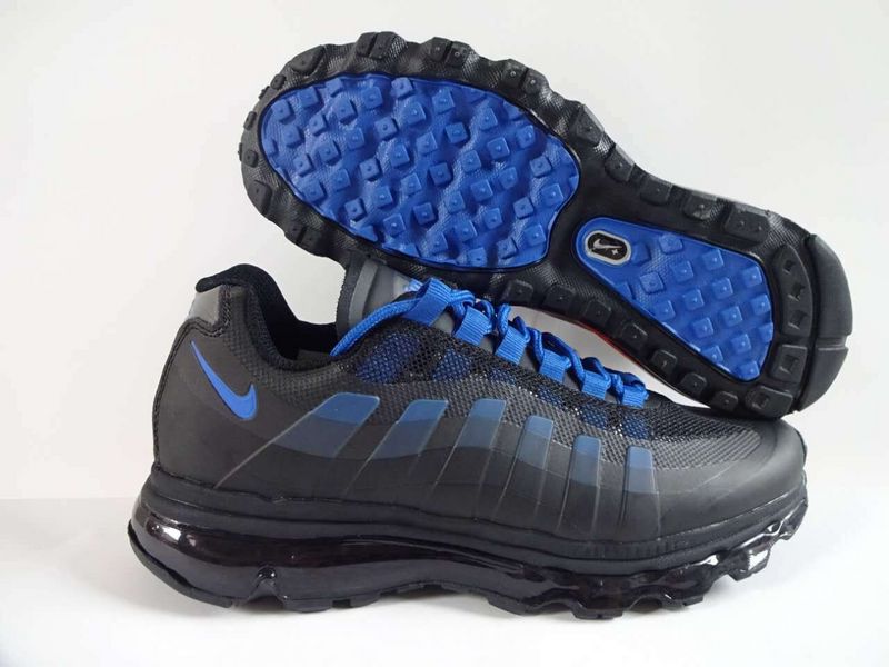 2016 Nike Air Max 95 Black Royal Shoes - Click Image to Close