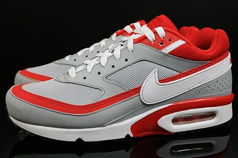 2016 Nike Air Max BW Grey Red White - Click Image to Close