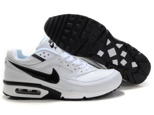 2016 Nike Air Max BW White Black Swoosh Shoes - Click Image to Close