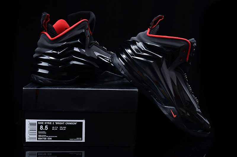 New Nike Chuck Posite Barkley Black Red Shoes - Click Image to Close