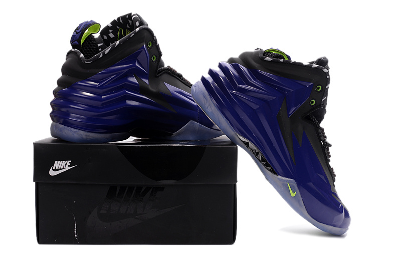 New Nike Chuck Posite Barkley Purple Black Green Shoes - Click Image to Close