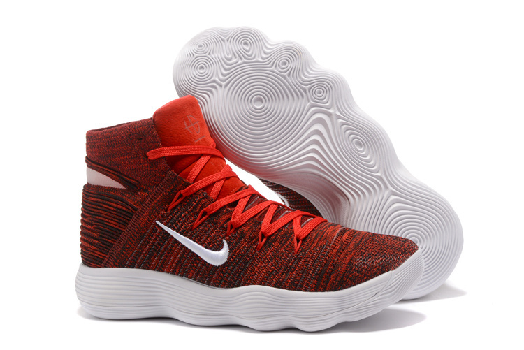 New Nike Hyperdunk 2017 Hot Red White Shoes - Click Image to Close