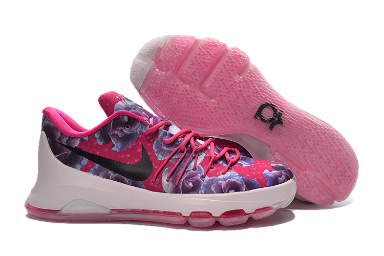 New Nike KD 8 Breast Cancer Pink Shoes - Click Image to Close