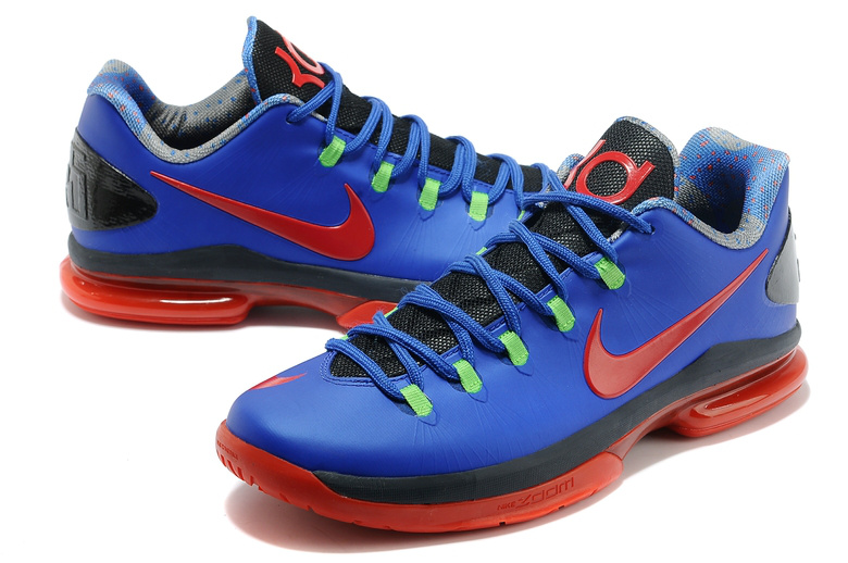 2014 Kevin Durant 5 Shoes Low Blue Red