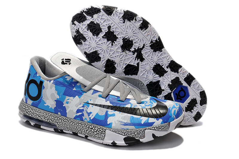 2014 Nike Kevin Durant 6 MVP Air Force Blue White Black Shoes