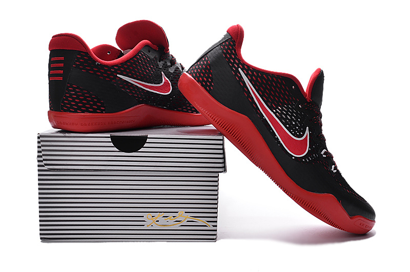 New Nike Kobe 11 EM Black Red Shoes