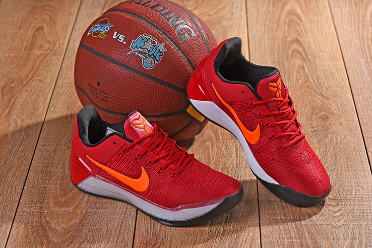 New Nike Kobe AD Orange Red Shoes - Click Image to Close