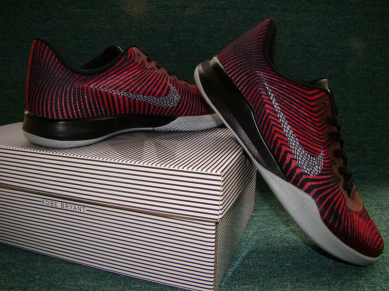 New Nike Kobe Bryant Mentality II Red Black Shoes - Click Image to Close