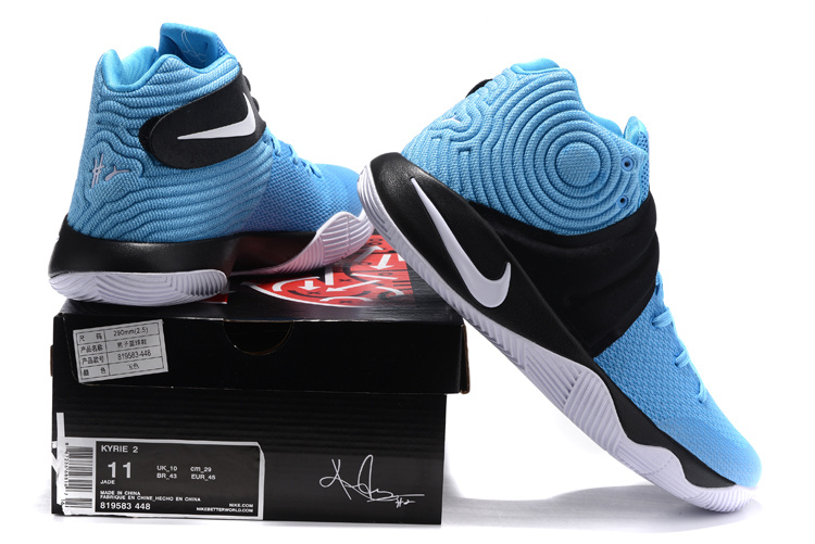 New Nike Kyrie 2 Jad Blue Black White Shoes