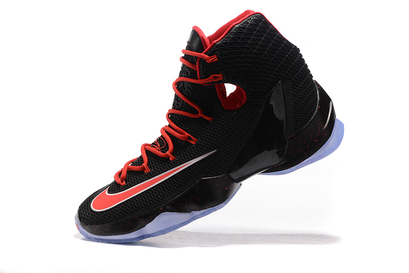 New Nike Lebron 13 Elite Black Red Shoes - Click Image to Close