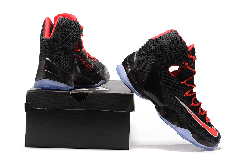 New Nike Lebron 13 Elite Black Red Shoes - Click Image to Close