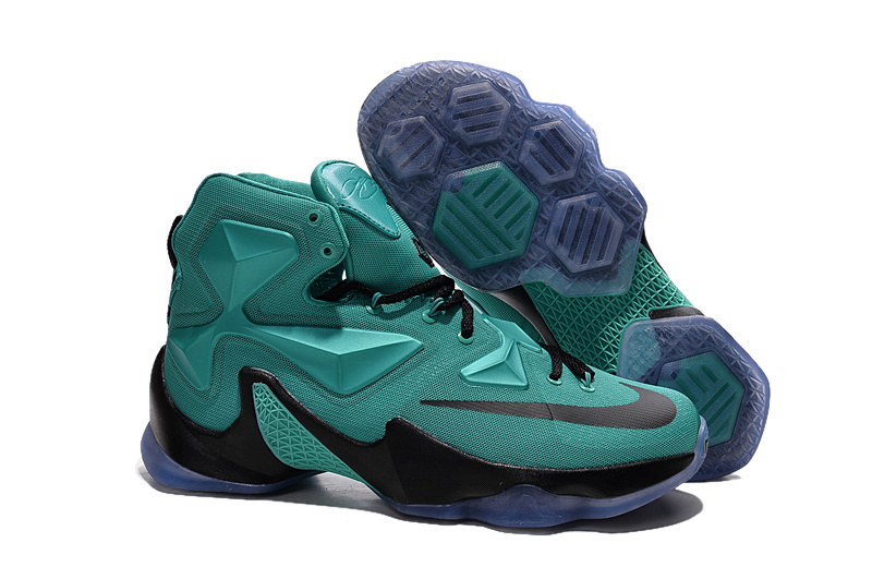 New Nike Lebron 13 Green Black Shoes